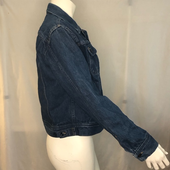 Vintage Dakota blue mid wash denim jean jacket size small - Picture 12 of 15